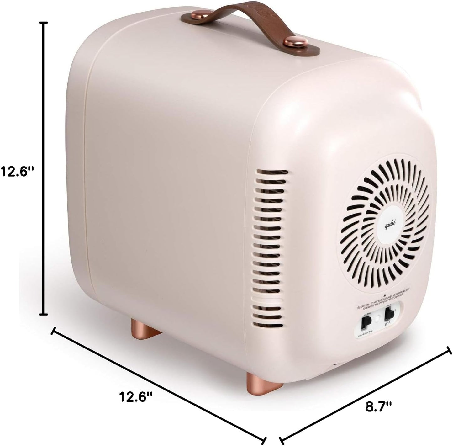 Mini Fridge, Professional Compact Fridge for Skincare, Mini Cosmetics, Makeup, 5 Liter (Cream White, 5L)